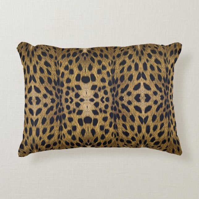 Almofada Decorativa Cheetah Impressão Pattern (Frente)