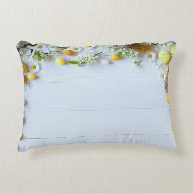 Almofada Decorativa Cheiro de Cereja páscoa: Ovos Amarelos. (Frente)