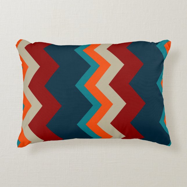 Almofada Decorativa Chevron Sudoeste (Frente)
