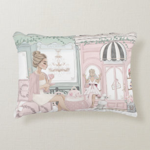Almofada Decorativa Chic Ladery French Bakery Tea Compra Watercolor