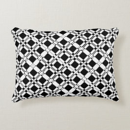 Almofada Decorativa Chic Preto e Branco
