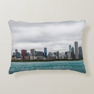 Almofada Decorativa Chicago Skylinechicago, skyline, aérea, arquiteto