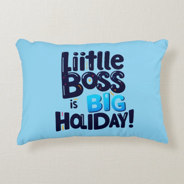 Almofada Decorativa Children's pillow with a funny inscription (Frente)