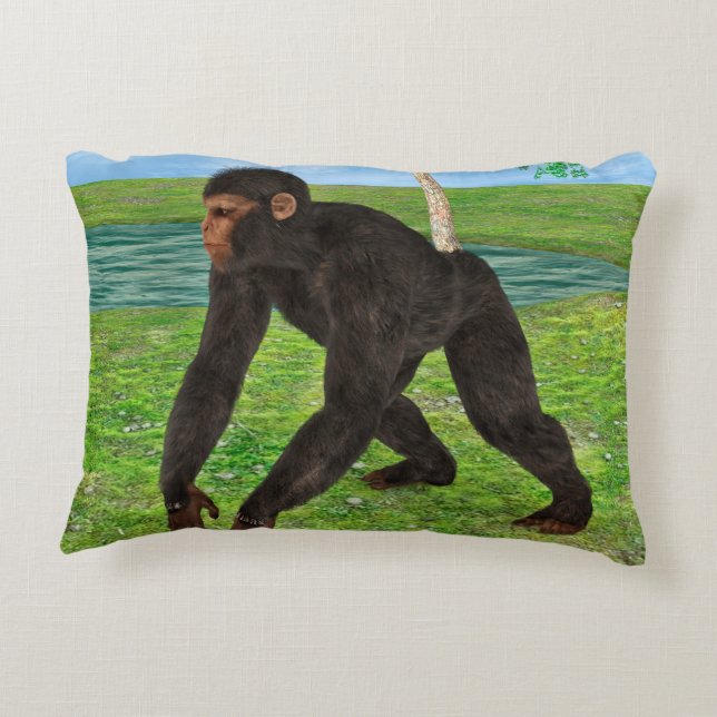 Almofada Decorativa Chimpanzé (Verso)