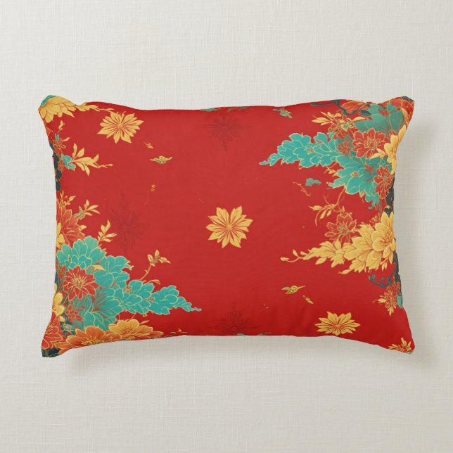 Almofada Decorativa chinese background accent pillow (Frente)