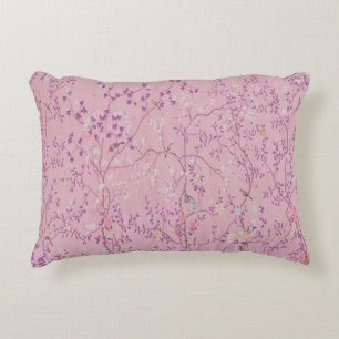 Almofada Decorativa Chinoiserie Rosa