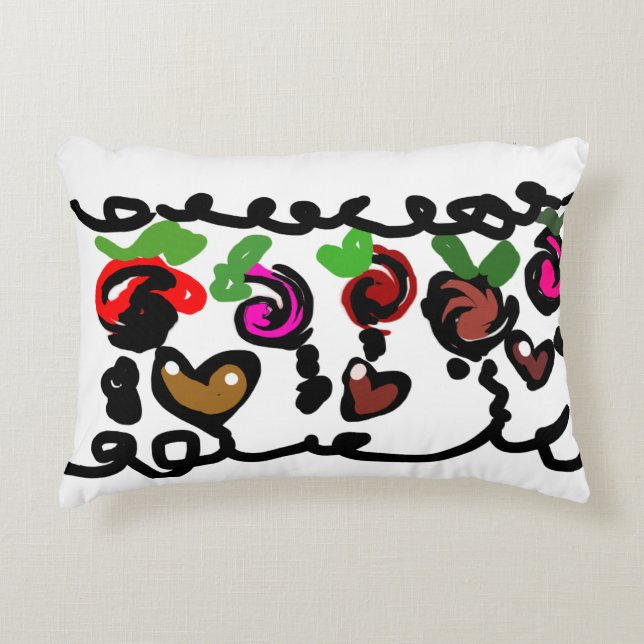 Almofada Decorativa Chocolate Strawberry's valentine  (Frente)