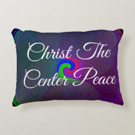 Almofada Decorativa Christ The Center Peace Geometric Accent Pillow