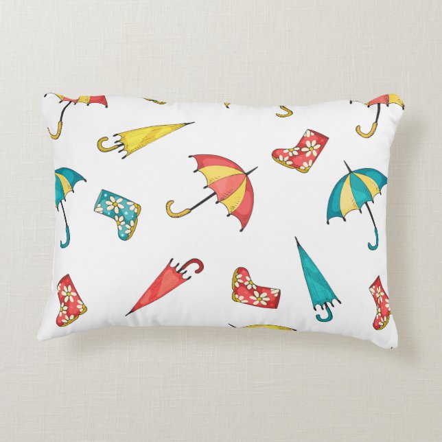 Almofada Decorativa Chuva de Primavera I (Verso)