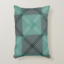 Almofada Decorativa Círculo verde claro ou textura de bolas, formando