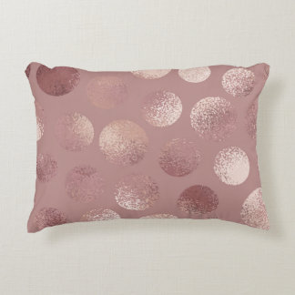 Almofada Decorativa Círculos Dourados rosa: Abstrato de Vintage