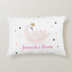 Almofada Decorativa Cisne Chic, Estrelas, Princesa   