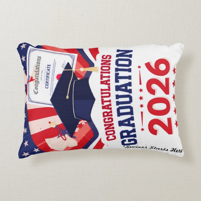 Almofada Decorativa "Class Of Winners" (Frente)