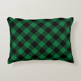 Almofada Decorativa Classic Holiday Plaid – Cozy Christmas Pillow