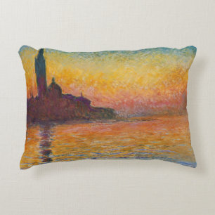 Almofada Decorativa Claude Monet - San Giorgio Maggiore em Dusk