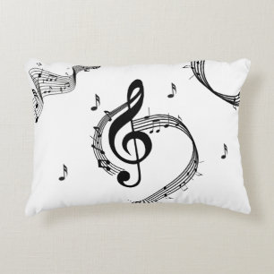 Almofada Decorativa Climactic G Clef Music