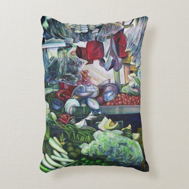 Almofada Decorativa Clube Vegetal Encontra-se Aqui (Frente(Vertical))