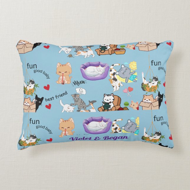 Almofada Decorativa Cobertura personalizada para seu filho Sherpa Blan (Frente)