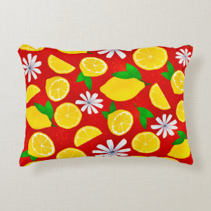 Almofada Decorativa Cobrir de Travesseiro Lemon Blossom