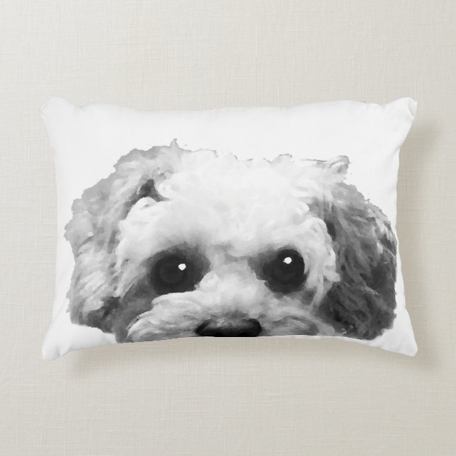 ALMOFADA DECORATIVA COCK-A-POO BONITO (Frente)