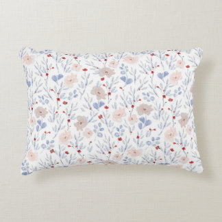 Almofada Decorativa Cojín decorativo floral en tonos suaves