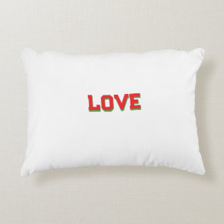 Almofada Decorativa Cojín Estilo Moderno Vivamos El Amor Hogar"