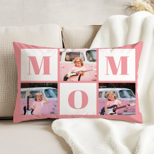 Almofada Decorativa Colagem de Fotos Mamãe 3 Rosa