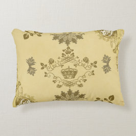 Almofada Decorativa Colagem Vintage Retro com rendas e flores