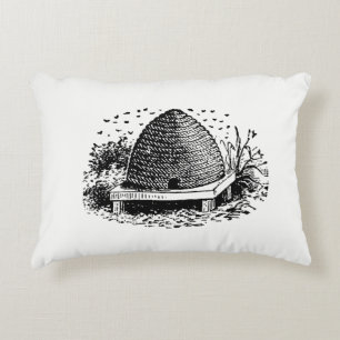 Almofada Decorativa Colmeia de abelhas #1 Heraldic Vintage