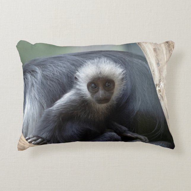 Almofada Decorativa Colobus polykomos (Frente)