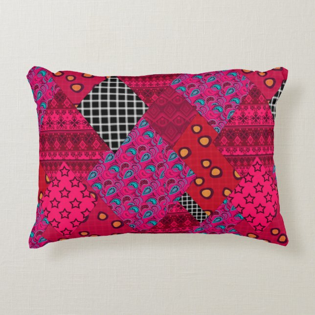 Almofada Decorativa Coloração Vermelha (Frente)