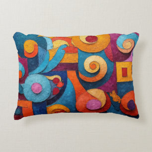 Almofada Decorativa Colorcubo 4 Travesseiro de Destaque Colorido para
