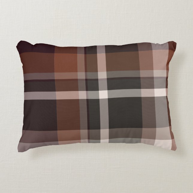 Almofada Decorativa Colorir Tartan (Frente)