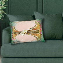 Coluna Rosa Esmagada Vintage com bordas enferrujad