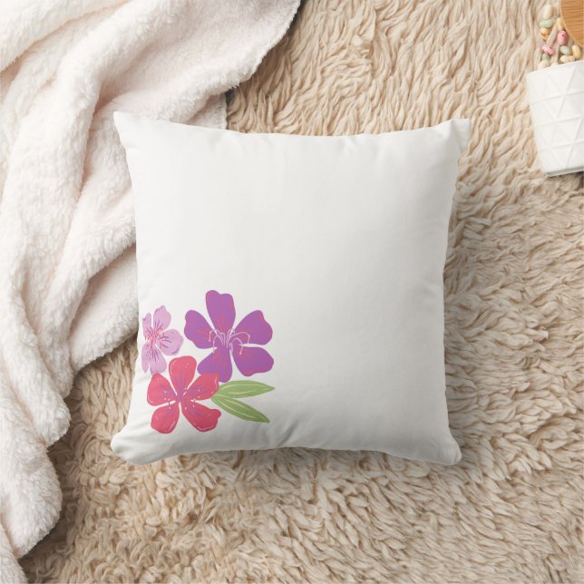 Almofada Decorativa com Acabamento Floral – Flor d (Cobertor)