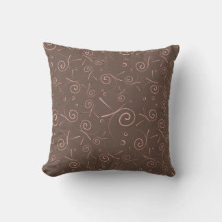 Almofada decorativa com design abstrato