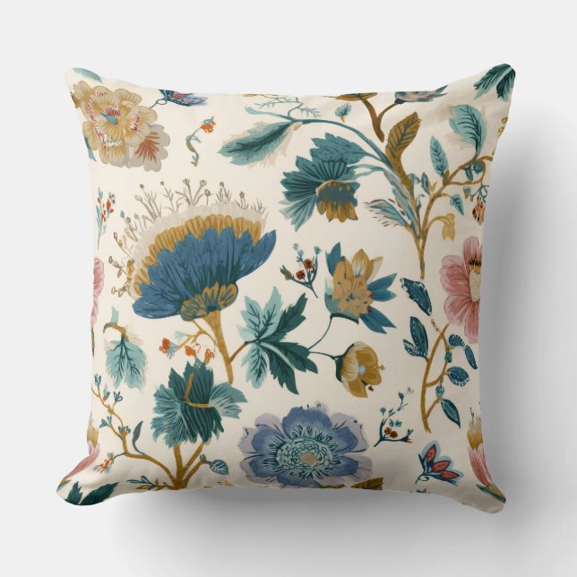 Almofada Decorativa com Estampa Floral (Frente)