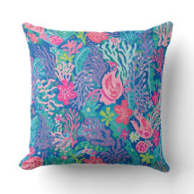 Almofada decorativa com gráfico elegante