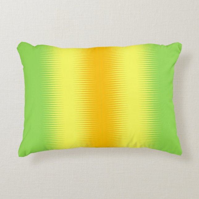 Almofada Decorativa Combo Verde Amarelo Laranja (Frente)