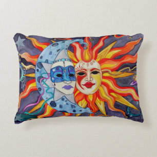Almofada Decorativa Comédia Celestial e Tragédia