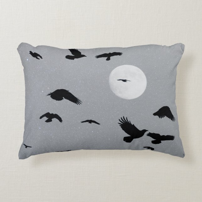 Almofada Decorativa Como Os Corvos Voam (Frente)