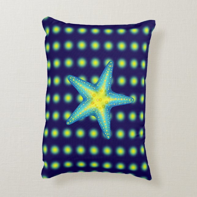 ALMOFADA DECORATIVA COMO UMA ESTRELA (Verso(Vertical))