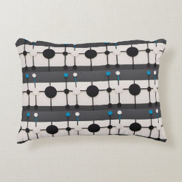 Almofada Decorativa Composição Geométrica Abstrata com Círculos