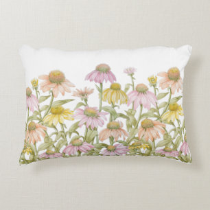 Almofada Decorativa Confluentes Aquarela Arte Botânica