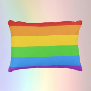 Almofada Decorativa Conforto Orgulhoso: Bandeira Arco-Íris