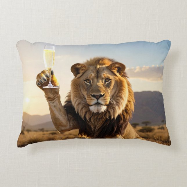 Almofada Decorativa Congratulations Lion (Frente)