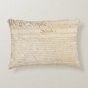 Almofada Decorativa Constituição dos Estados Unidos, Nós as Pessoas