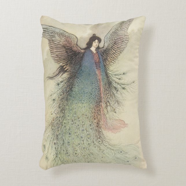 Almofada Decorativa Conto de Fadas Japonês Antigo, A Donzela da Lua (Frente(Vertical))