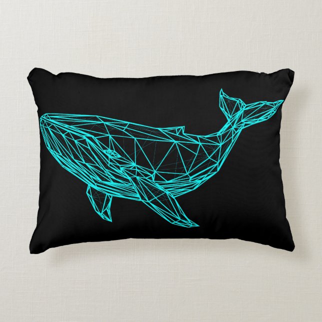 Almofada Decorativa Cool Gamer Whale Accent Pillow (Frente)