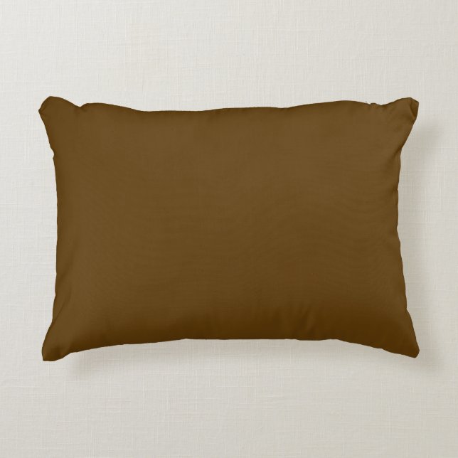 Almofada Decorativa Cor Sólida Marrom, Almofada, Simples, Moderna, Neu (Frente)